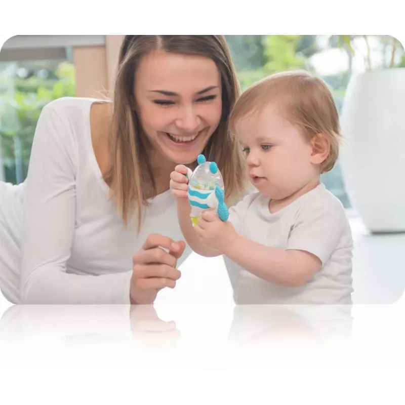 Kidsme Bumble Bee kramtymo žaislas su barškučiu, 3M+