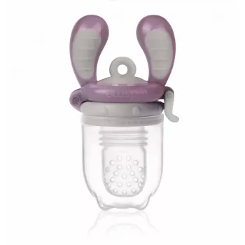 Kidsme Food Feeder Medium Plum – kūdikių vaisių ir daržovių maitinimo įtaisas, nuo 4 mėn.