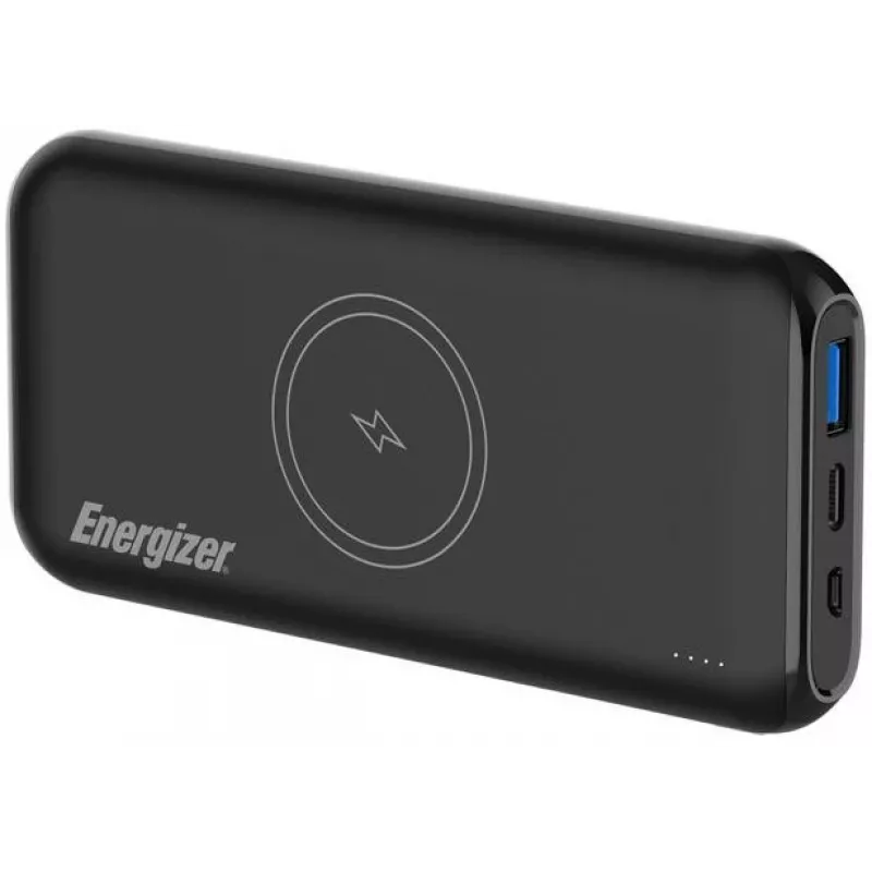 Energizer Ultimate Power Bank 10000 mAh USB PD LiPo su USB-A, USB-C, Micro USB, juodas, būsenos indikatoriumi (QE10009PQ)
