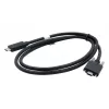 EXSYS USB 3.2 Gen 2x1 C-C kabelis su raižytais varžtais, 1m, juodas (EX-K1591V-1.0)