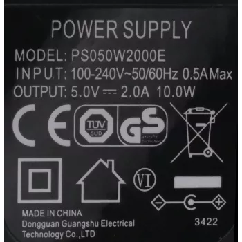 EXSYS EX-6981 5V 2A 10W AC/DC maitinimo adapteris su 5,5 mm DC lizdu