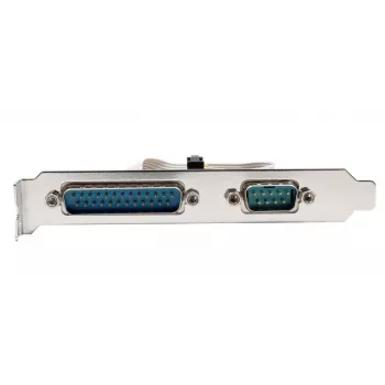 EXSYS EX-44083 PCIe 2-Port RS-232 Serial Card, ASIX AX99100, DB9, Low Profile