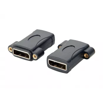 EXSYS EX-49304 skydinis DisplayPort moteriškas-moteriškas adapteris, įsukamas, 8K 60Hz