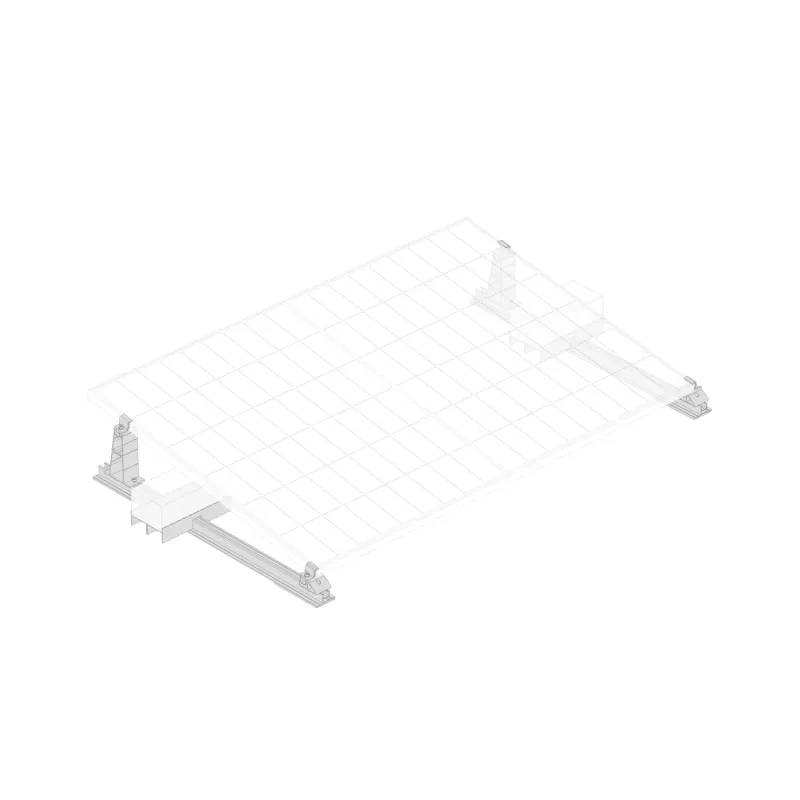 EcoFlow plokščio stogo tvirtinimo laikiklis saulės moduliams (EFA-BKWFLATROOF-W-EU)