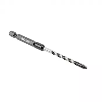 C.K Tools T3115 055 karbido antgaliu plytelių grąžtas 5,5 mm, 1/4 colio šešiabriaunis kotas