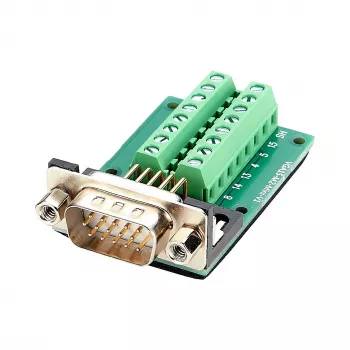 EXSYS EX-49022 VGA kištukas į 16 kontaktų gnybtų bloką adapteris