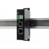 EXSYS EX-6009POE 90W Gigabit PoE++ injektorius, 48-57V DC gnybtų įvestis, IEEE 802.3bt Type 4, DIN-bėgio/sieninis montavimas