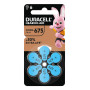Duracell EasyTab 675 PR44 cinko-oro baterijos klausos aparatams, 6 vnt. 167346
