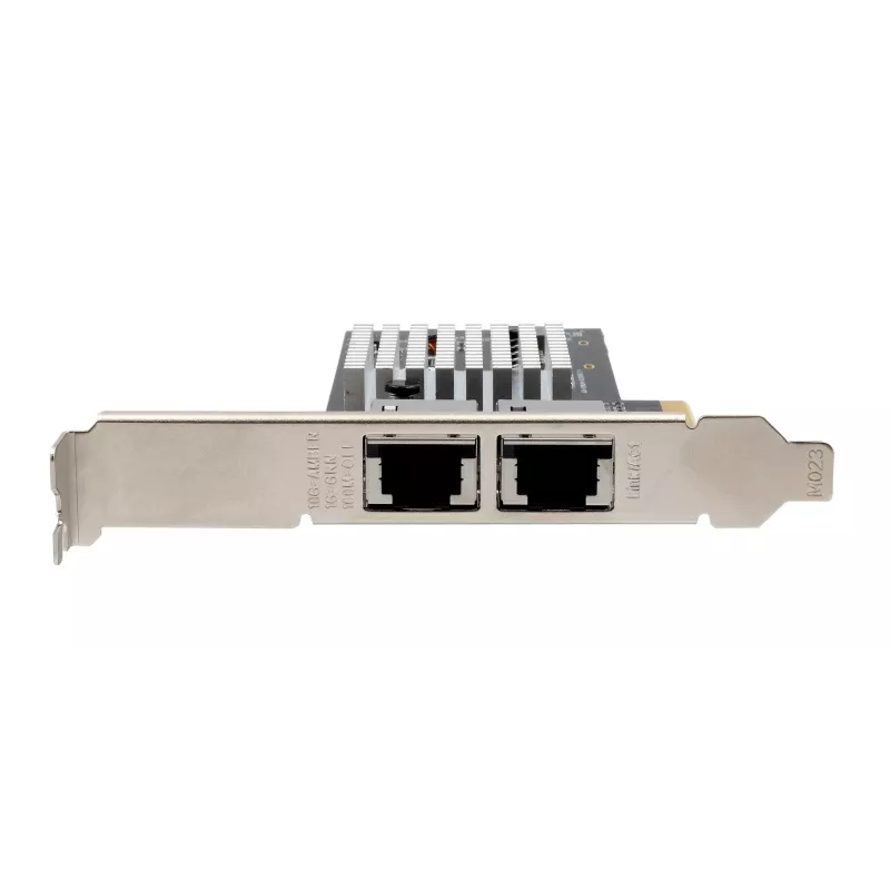 EXSYS Dual 10 Gigabit Ethernet PCIe x4 tinklo plokštė, Intel X550-AT2, 2x RJ45, Low-Profile EX-60222