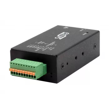 EXSYS EX-6131-2POE PoE į RS-232 ir RS-422/485 serijinis įrenginys serveris su DIN bėgio ir sieninio tvirtinimo rinkiniu