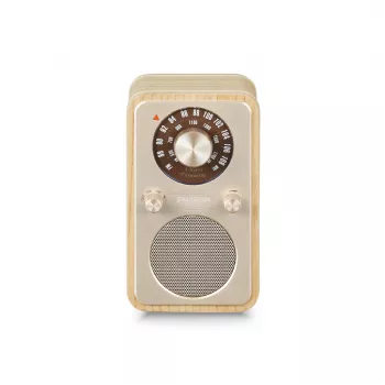 Sangean WR-9 nešiojamas FM/AM radijas su Bluetooth, baltos uosies medienos korpusu