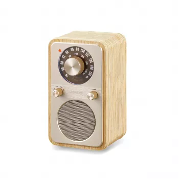 Sangean WR-9 nešiojamas FM/AM radijas su Bluetooth, baltos uosies medienos korpusu