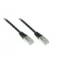 EXSYS Cat 5e FTP komutacinis kabelis 1,5 m juodas EX-K6170-1.5