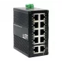 EXSYS Mini 10 prievadų pramoninis Gigabit PoE+ komutatorius, valdomas per interneto sąsają (EX-62036MPOE)