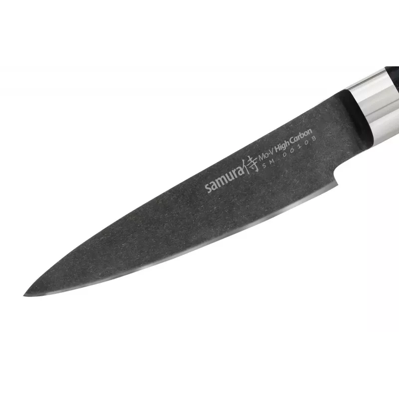 Samura Stonewash Paring peilis 90 mm juodas