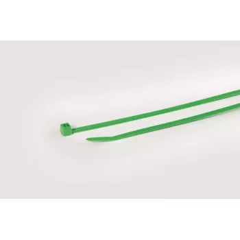 HellermannTyton T50R žalios poliamidinės surišimo juostelės, 200 mm x 4,6 mm, 100 vnt. paketas 111-04801