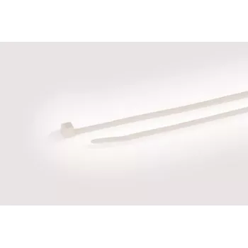 HellermannTyton T50R baltas kabelių raištis, 200mm x 4,6mm, PA66, 100 vnt. pakelis 111-05013