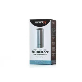 SAMURA KBM-100 magnetinis peilių laikiklis, bambukas, dvipusis, talpina iki 10 peilių