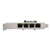 EXSYS EX-60104 Quad 1 Gigabit Ethernet PCIe x1 tinklo plokštė (Realtek RTL8111H)