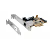 EXSYS EX-6081POE 1 prievado PCIe 2.5G PoE+ tinklo plokštė