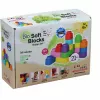 Gerardo's Toys GT3104 minkštų konstrukcinių kaladėlių rinkinys, 21 dalis, EVA putplastis, įvairiaspalvis, nuo 6 mėnesių