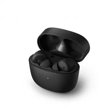 PHILIPS TAT2206BK/00 belaidės ausinės su įkrovimo dėklu, juodos