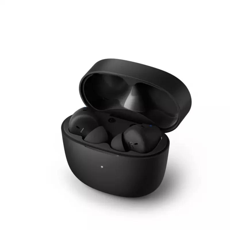 PHILIPS TAT2206BK/00 belaidės ausinės su įkrovimo dėklu, juodos