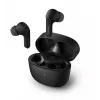 PHILIPS TAT2206BK/00 belaidės ausinės su įkrovimo dėklu, juodos