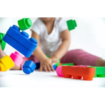 Gerardo's Toys GT3105 minkšti statybiniai kaladėlių rinkinys, 42 dalys, EVA putplastis, įvairiaspalvis, nuo 12 mėnesių