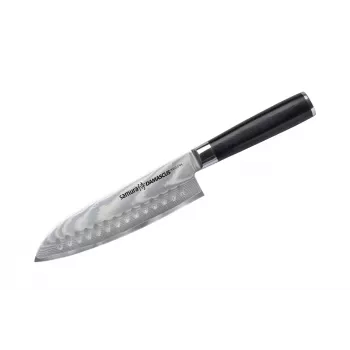 SAMURA Harakiri virtuvinis peilis 180 mm AUS-8 nerūdijantis plienas, juoda ABS rankena