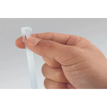 HellermannTyton REL250-BK atsegamas plastikinis raištis, poliamidas 6.6, juodas, 250 x 7,6 mm, 100 vnt.