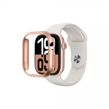 AMAZINGTHING Minimal dėklas Apple Watch 46mm – rožinio aukso spalvos