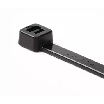 HellermannTyton GL200 juodi kabelių raiščiai 203mm x 4.7mm, 100 vnt. paketas 111-01264