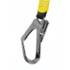 C.K Tools T8008 kritimo stabdymo virvė su energijos slopintuvu, 2 m, viena koja, plieninis karabinas ir pastolių kablys, EN 354/355/362