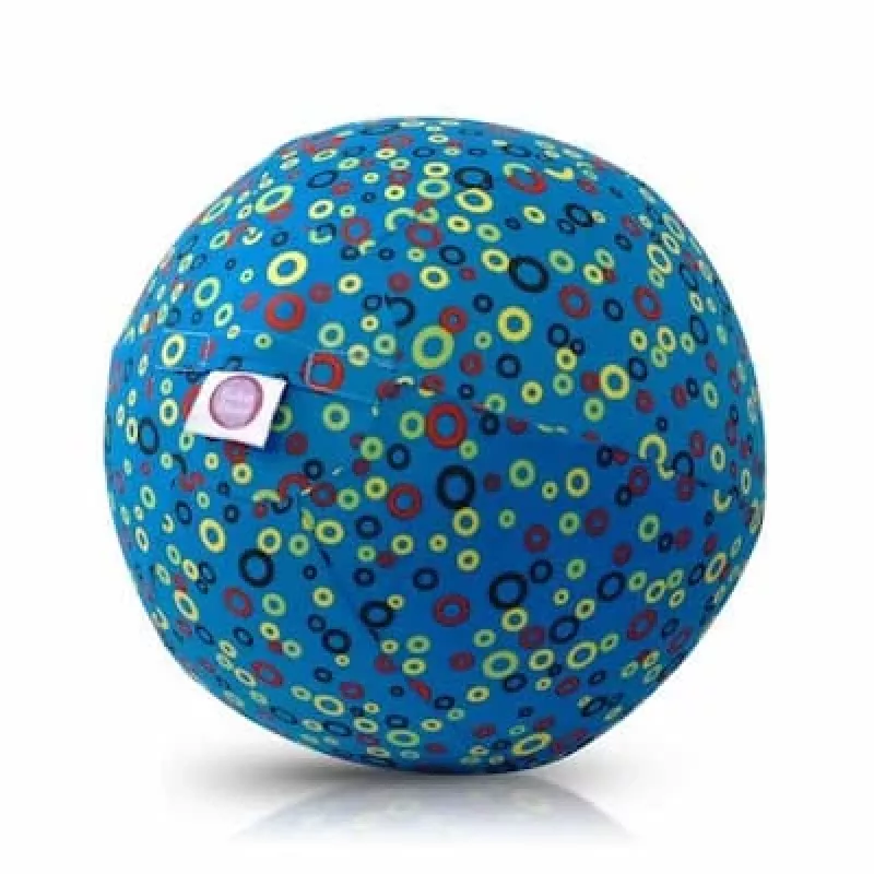 BUBA BLOON Bubabloon latekso balionas su medžiaginiu užvalkalu, Circles mėlynas