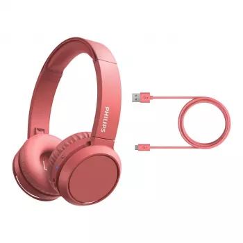 Philips TAH4205RD/00 ausinės ant ausų su Bluetooth, raudonos
