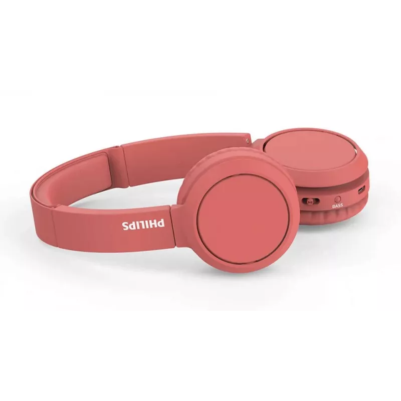 Philips TAH4205RD/00 ausinės ant ausų su Bluetooth, raudonos