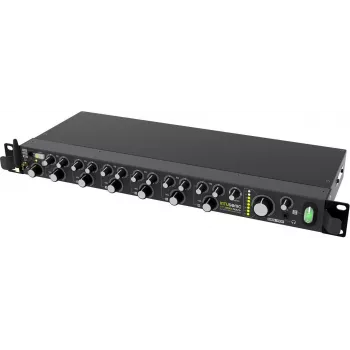 INTUSONIC PAA71+ mikrofonų linijinis mikseris, 7 kanalų, su 5 XLR įėjimais, 2 stereo RCA, 2 juostų ekvalaizeriu, +48V fantomine maitinimo įtampa, metaliniu korpusu 12604190