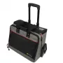 C.K Tools Magma Technicians Rolling Tool Case su ratais, 50+ kišenės, teleskopinis rankenas, juoda/raudona (MA2652)