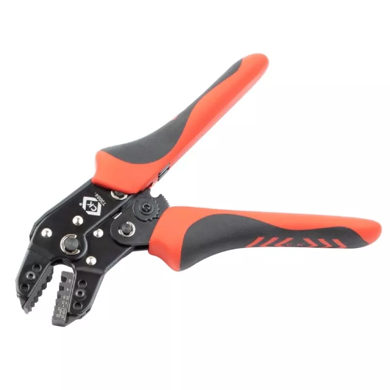 C.K Tools T3684 automatinės presavimo replės vielų antgaliams 0,25-6 mm² (AWG 23-10)