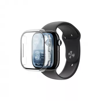 AMAZINGTHING Radix ekrano apsauga su dėklu Apple Watch Series 11 42 mm - permatoma