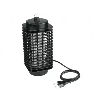 LUMIO komarų naikintuvas lempa, 1,2 W, 230 V, 30 m² aprėptis, UV šviesa, elektrinė grotelė, juoda