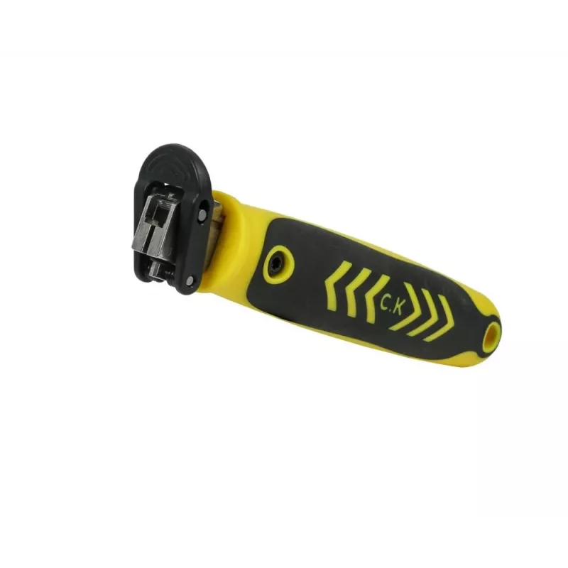 C.K Tools T0820-1 pjūklo rankena 300 mm pjūklo geležtėms, ergonomiška kompozitinė rankena, juoda/raudona