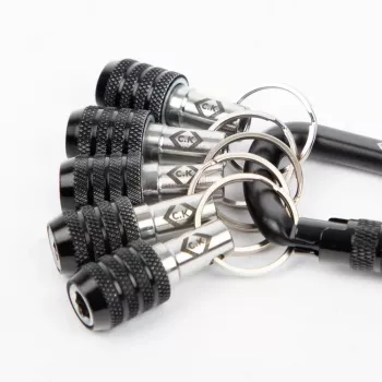 C.K Tools T4575 priedų laikiklis su karabinu, 5 dalių rinkinys
