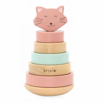TRIXIE Cat Activity Fun Board Pyramid medinis intelekto žaislas katėms, 12+ mėn.