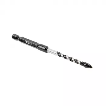 C.K Tools T3115 060 6 mm plytelių grąžtas su volframo karbido antgaliu, 105 mm ilgio, 1/4 colio šešiakampis kotas, 40CR plieno