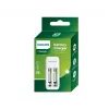 Philips SCB2070NB/00 baterijų įkroviklis su 2x AA 700 mAh akumuliatoriais