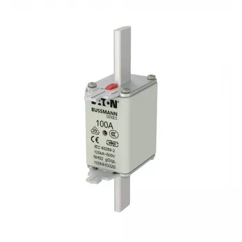 Eaton 100NHG02B NH saugiklis D02 100 A 500 V gG su mechaniniu indikatoriumi, 3 vnt.