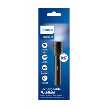 Philips SFL7005R/10 LED žibintuvėlis, juodas