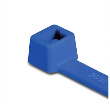 HellermannTyton T30R-PA66-BU mėlynos spalvos kabelių raiščiai, 150mm x 3,5mm, 100 vnt. paketas 111-03008